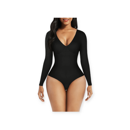 Long Sleeve V-Neck Bodysuit