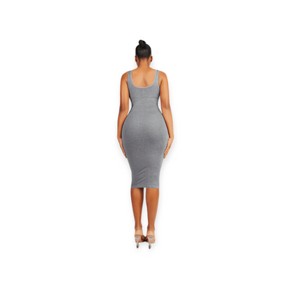 The Dupe Crew Neck Midi Dress