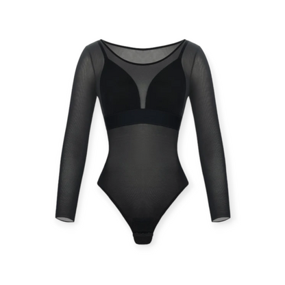 Long Sleeve Mesh Bodysuit